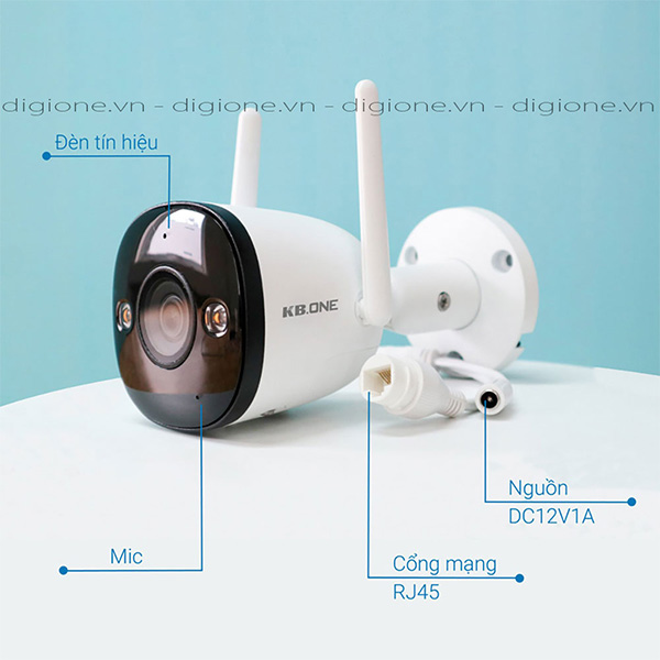 Camera KBONE KN-B41F 4MP- Có màu ban đêm