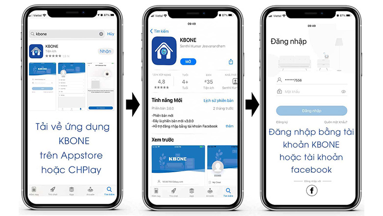 Cài đặt và sử dụng camera Kbone B21FL dễ dàng