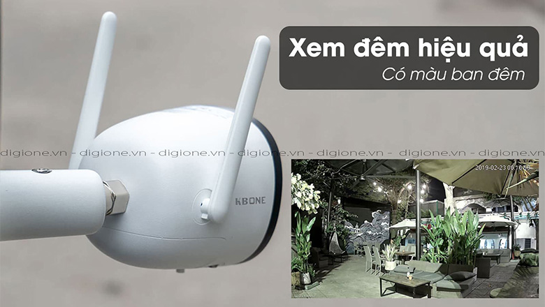 KN-B21FL cho khả năng xem đêm với các chế độ thông minh