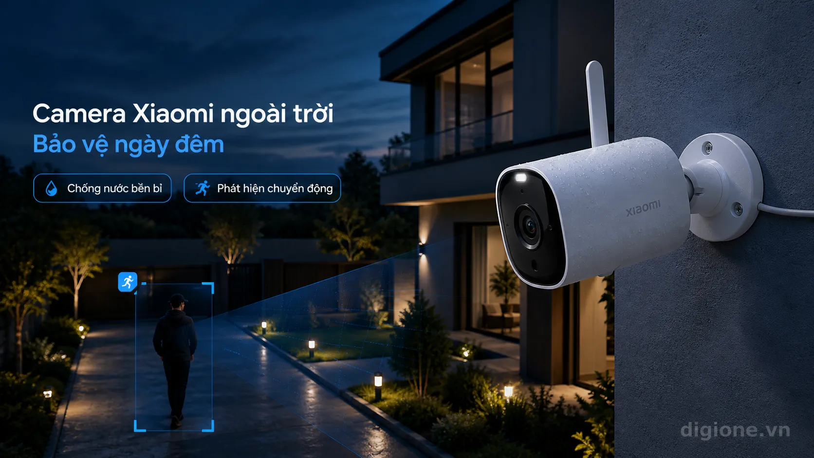 camera Xiaomi C300 2K xoay 360 độ AI nhận diện người
