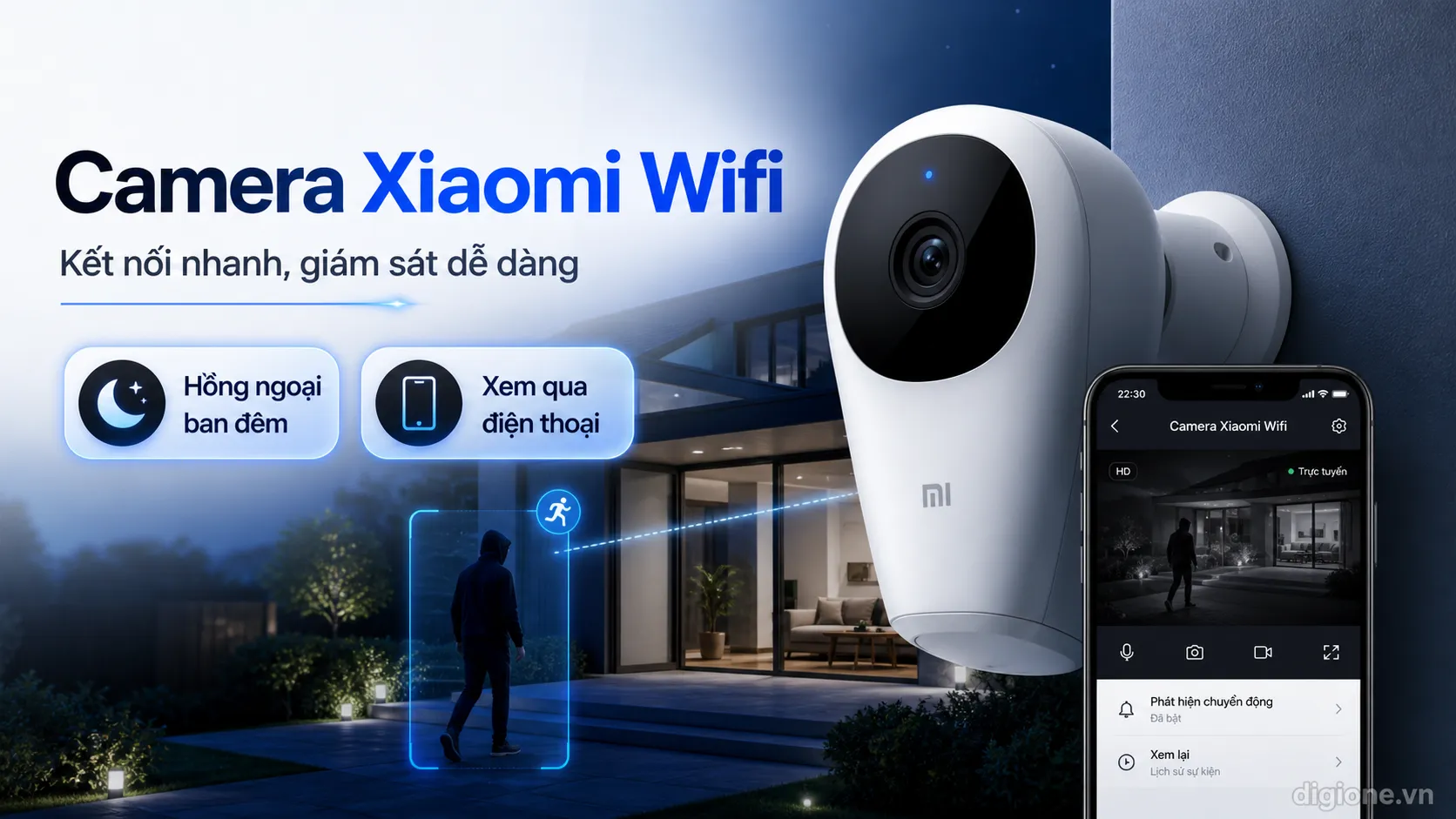 camera Xiaomi outdoor CW300 chống nước ngo&agrave;i trời cho gia đ&igrave;nh