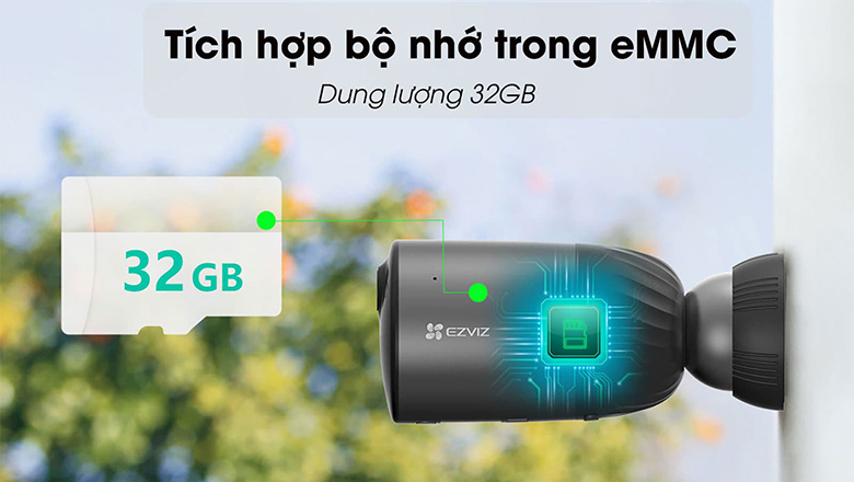 Dung lượng lưu trữ tích hợp miễn phí