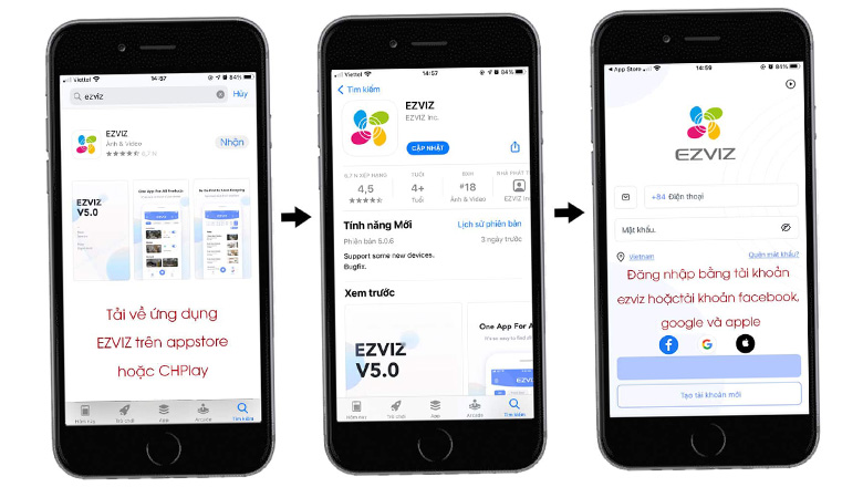 Quan sát thông minh cùng ứng dụng EZVIZ