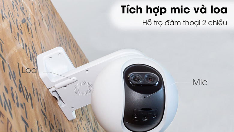 Lắng nghe âm thanh 2 chiều trên EZVIZ C8PF