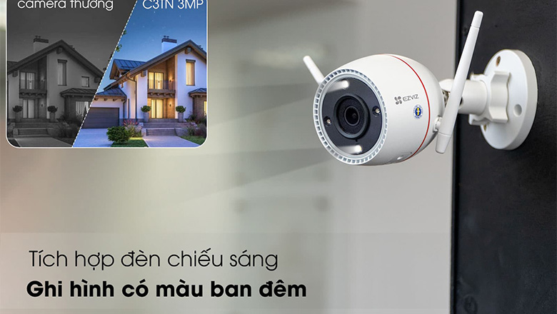 C3TN 3MP quan sát có màu ban đêm