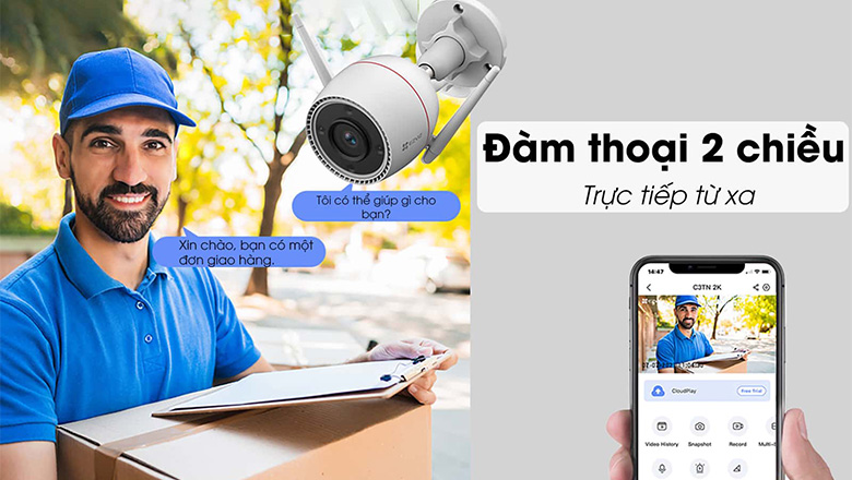 Lắng nghe và trò chuyện ngay cả khi vắng nhà