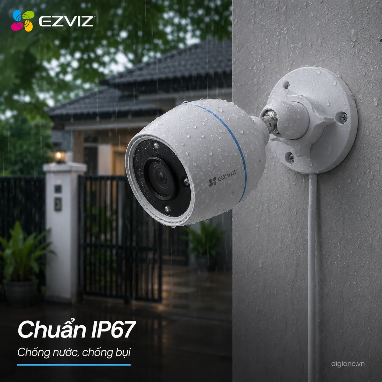 Camera EZVIZ C3TN Color 1080p 2MP - IP67, Đàm thoại 2 chiều