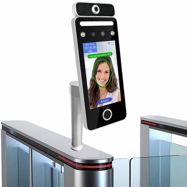 Máy chấm công nhận diện khuôn mặt kết hợp đo thân nhiệt Ronald Jack AI09TF