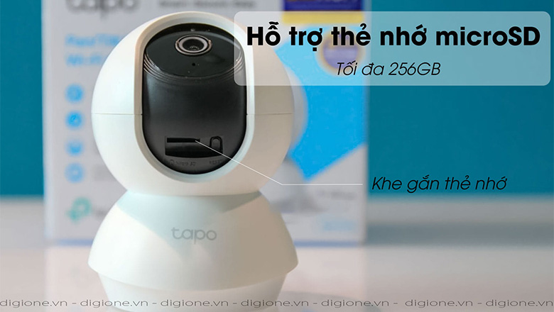 Lưu trữ nội bộ với thẻ nhớ Micro SD