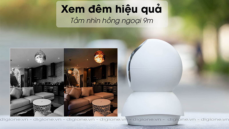 Theo dõi ban đêm rõ nét