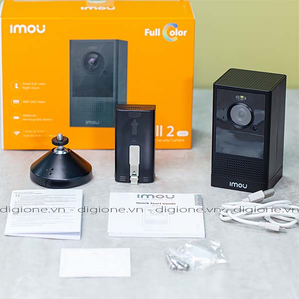 Camera iMou Cell 2 B46LP 4mp - Tích hợp pin sạc