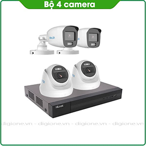 Bộ 4 Mắt Camera HILOOK 2.0mp - Có Màu Ban Đêm