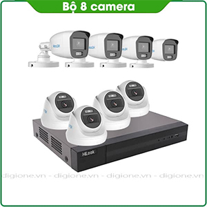 Bộ 8 Mắt Camera HILOOK 2.0mp - Có Màu Ban Đêm