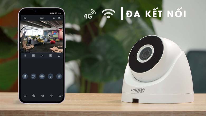 Kết nối được cả mạng LAN và Wifi