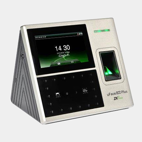 Máy chấm công khuôn mặt và vân tay ZKTeco uFace800 Plus