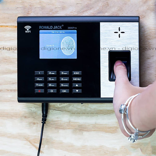 Máy Chấm Công Ronald Jack RJ3800Pro - Có Wifi