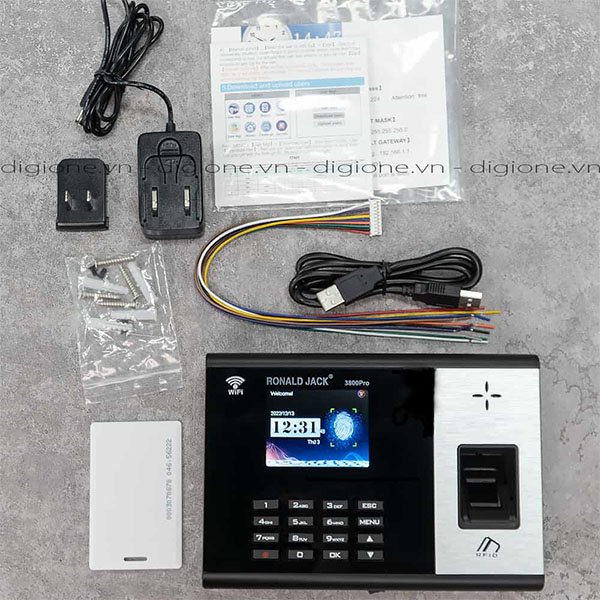 Máy Chấm Công Ronald Jack RJ3800Pro - Có Wifi
