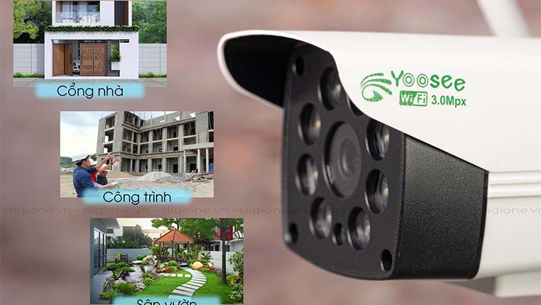 Thích hợp lắp đặt ngoài trời