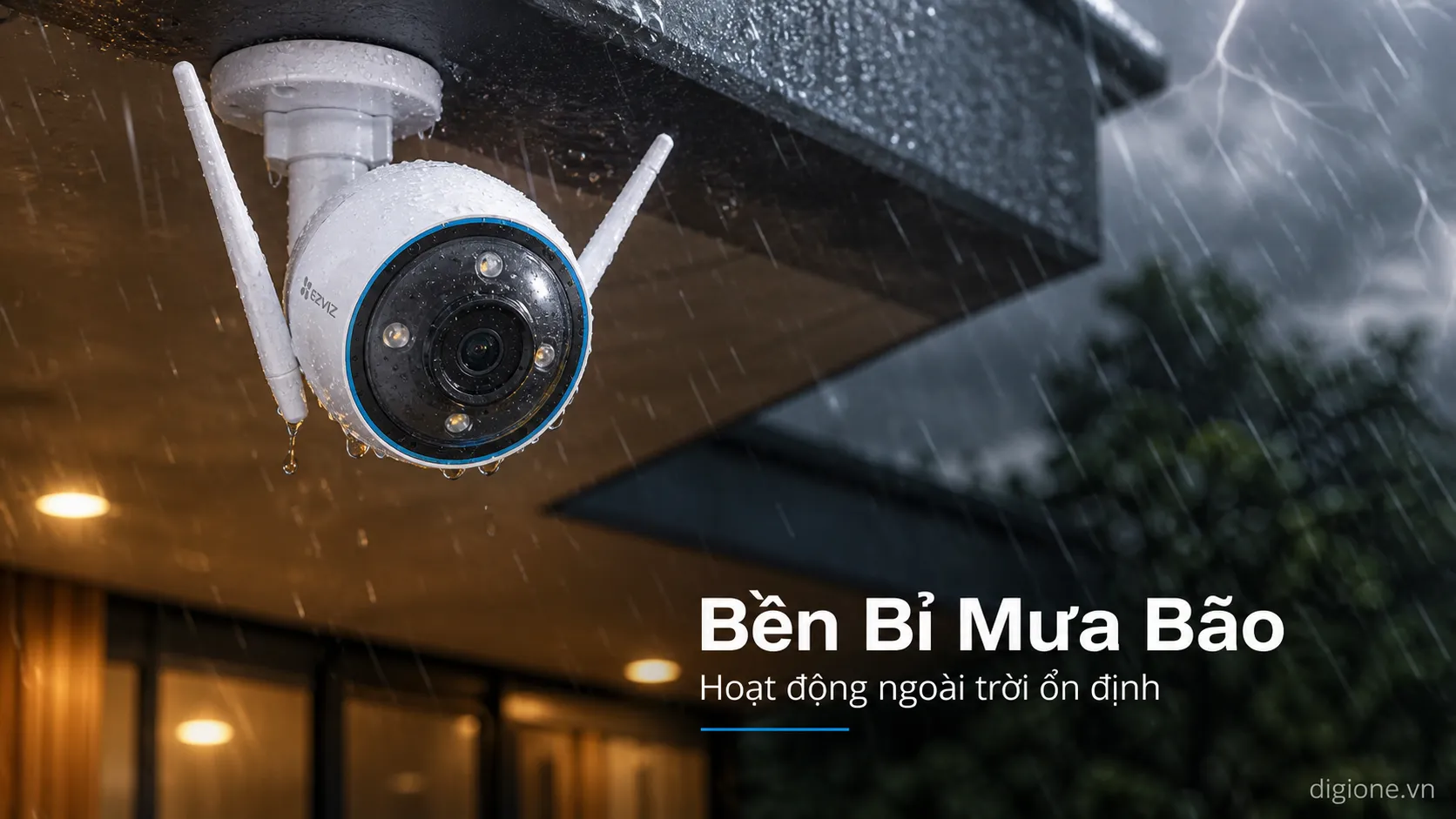 EZVIZ H3 2K AI nhận diện người xe vẫy tay th&ocirc;ng minh