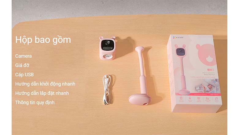 Trọn bộ Camera Ezviz BM1 bao gồm