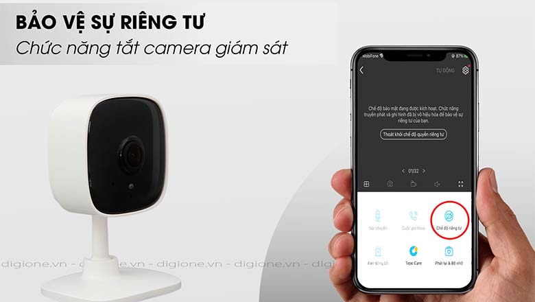 Tapo TC60 bảo vệ riêng tư của gia đình