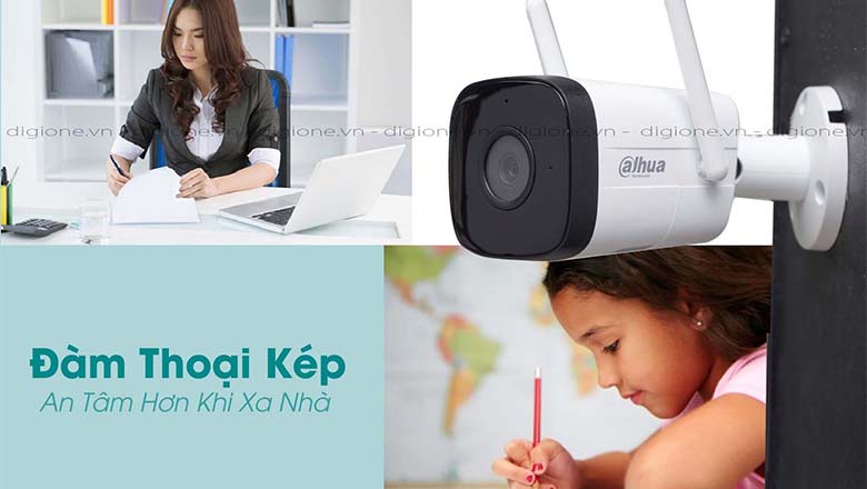 Tích hợp mic và loa trên camera