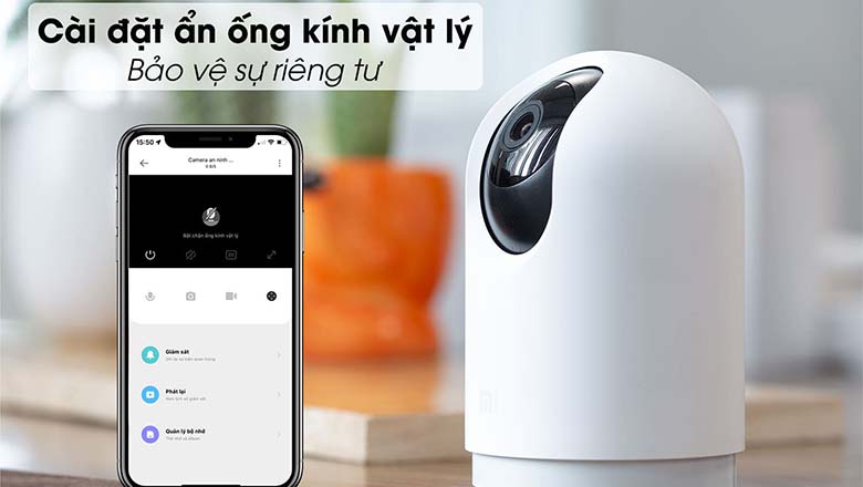 Cài đặt ẩn ống kính vật lý