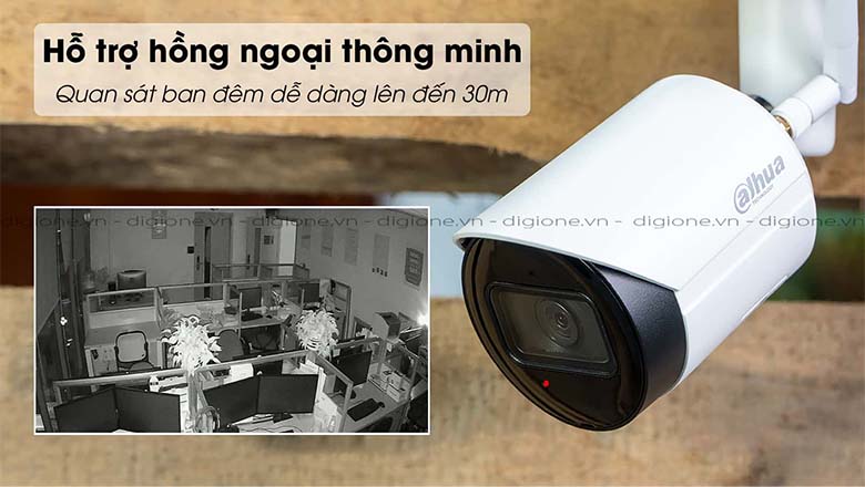 Hỗ trợ đèn hồng ngoại ban đêm thông minh