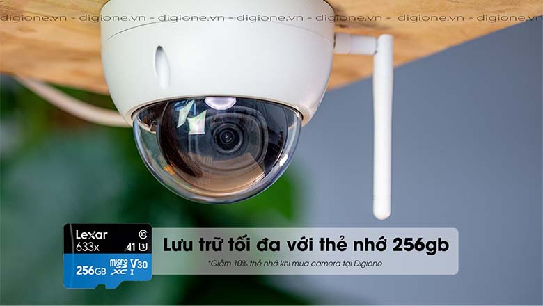 Hỗ trợ thẻ nhớ Micro SD tối đa 256GB