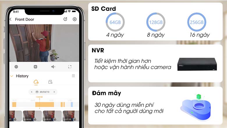Lưu trữ theo 3 phương thức