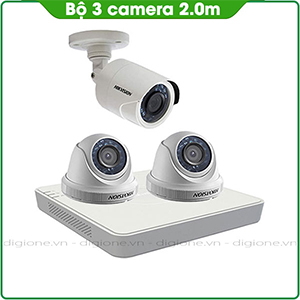 Bộ 3 Mắt Camera HIKVISION 2.0mp