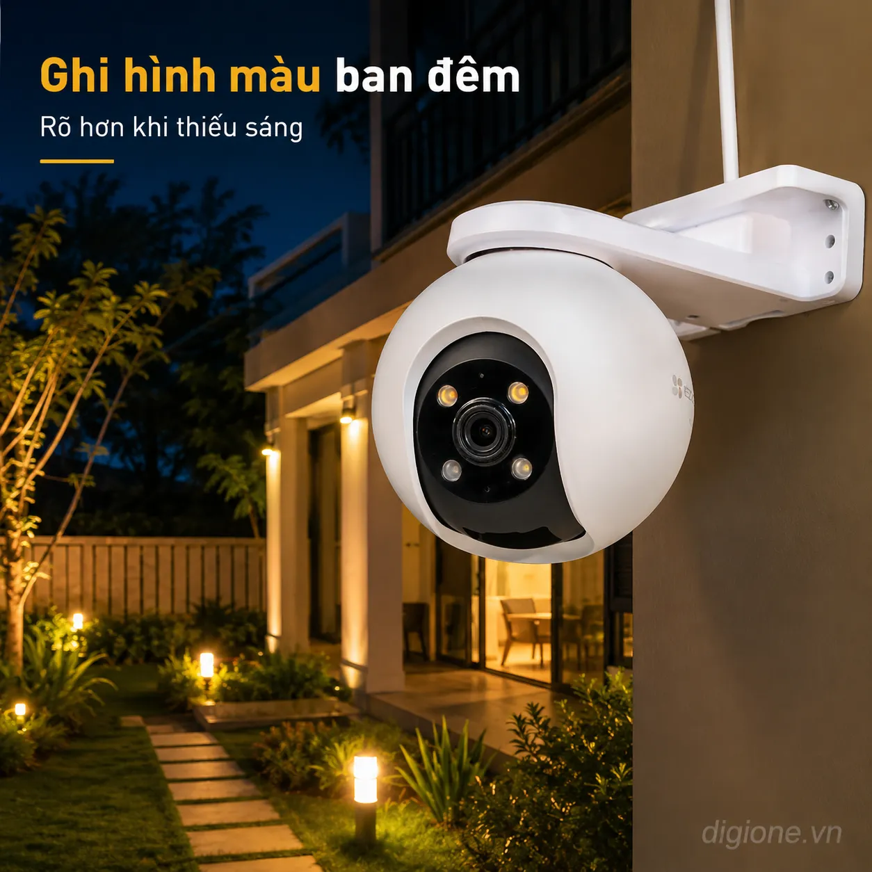 Camera EZVIZ H8 Pro 2K 3MP - Có màu đêm, IP65