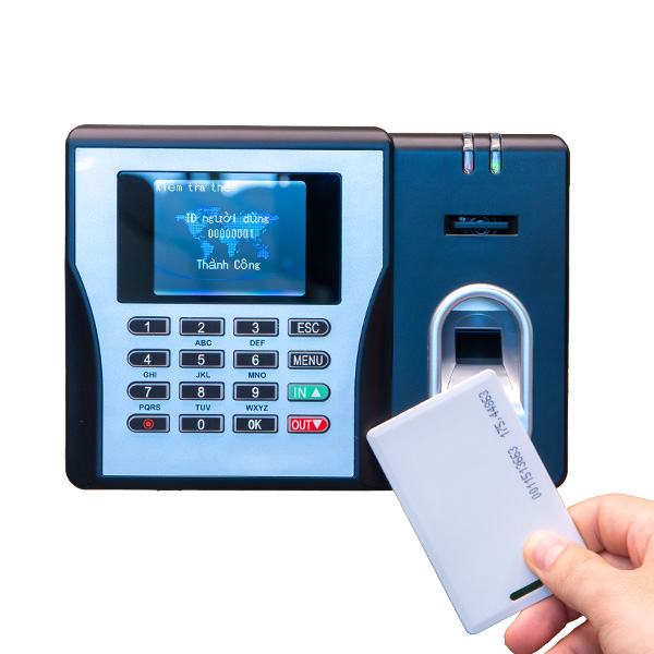 Máy Chấm Công Vân Tay - Thẻ Từ - Khóa Cửa Ronald Jack TM60