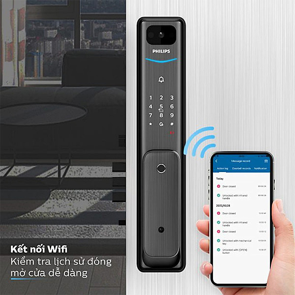 Khóa Cửa Điện Tử Philips Anpha-V-5HWS