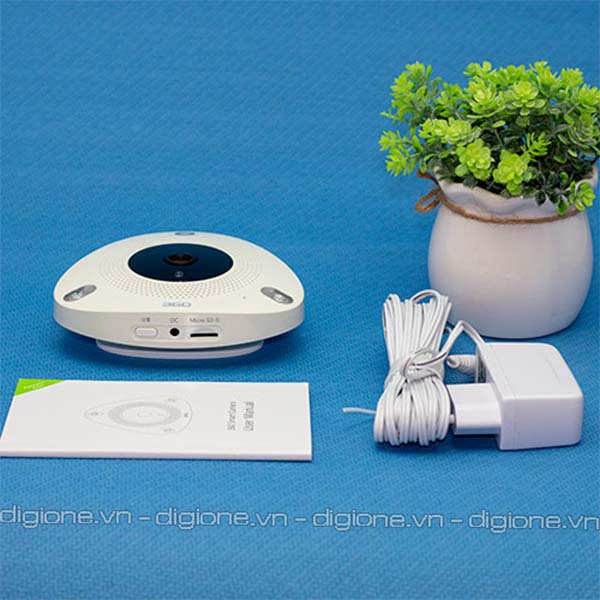 Camera Wifi quan sát Qihoo 360 (D688-02) FHD 1080P 180 độ gắn trần - Chính hãng