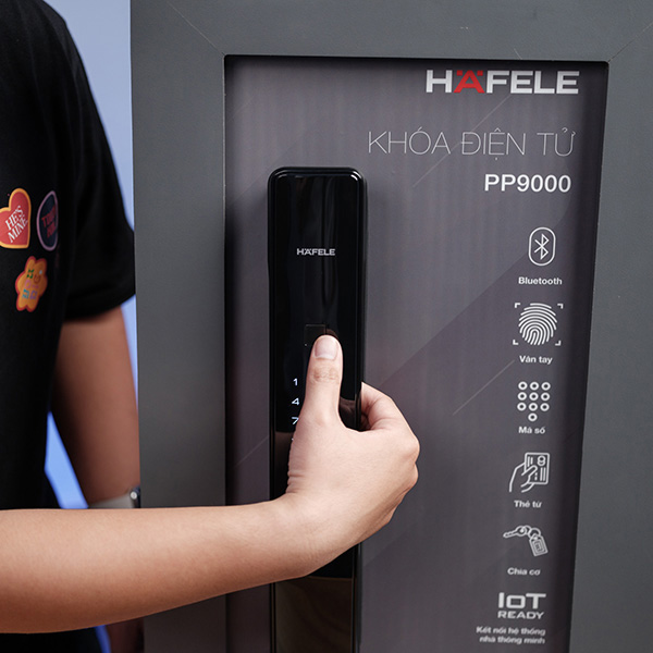Khoá Cửa Điện Tử Hafele PP9000 - Dùng Cho Cửa Gỗ, Nhôm, Sắt