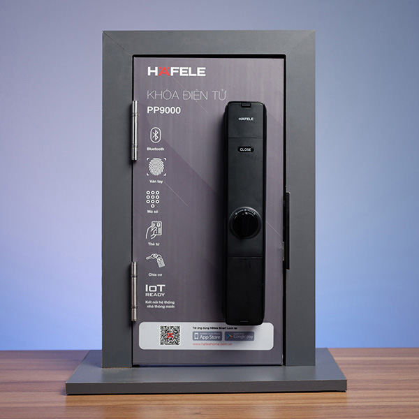 Khoá Cửa Điện Tử Hafele PP9000 - Dùng Cho Cửa Gỗ, Nhôm, Sắt