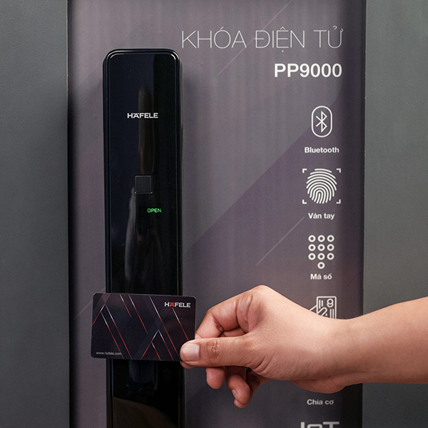 Khoá Cửa Điện Tử Hafele PP9000 - Dùng Cho Cửa Gỗ, Nhôm, Sắt
