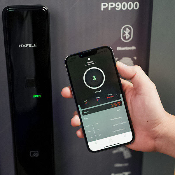 Khoá Cửa Điện Tử Hafele PP9000 - Dùng Cho Cửa Gỗ, Nhôm, Sắt
