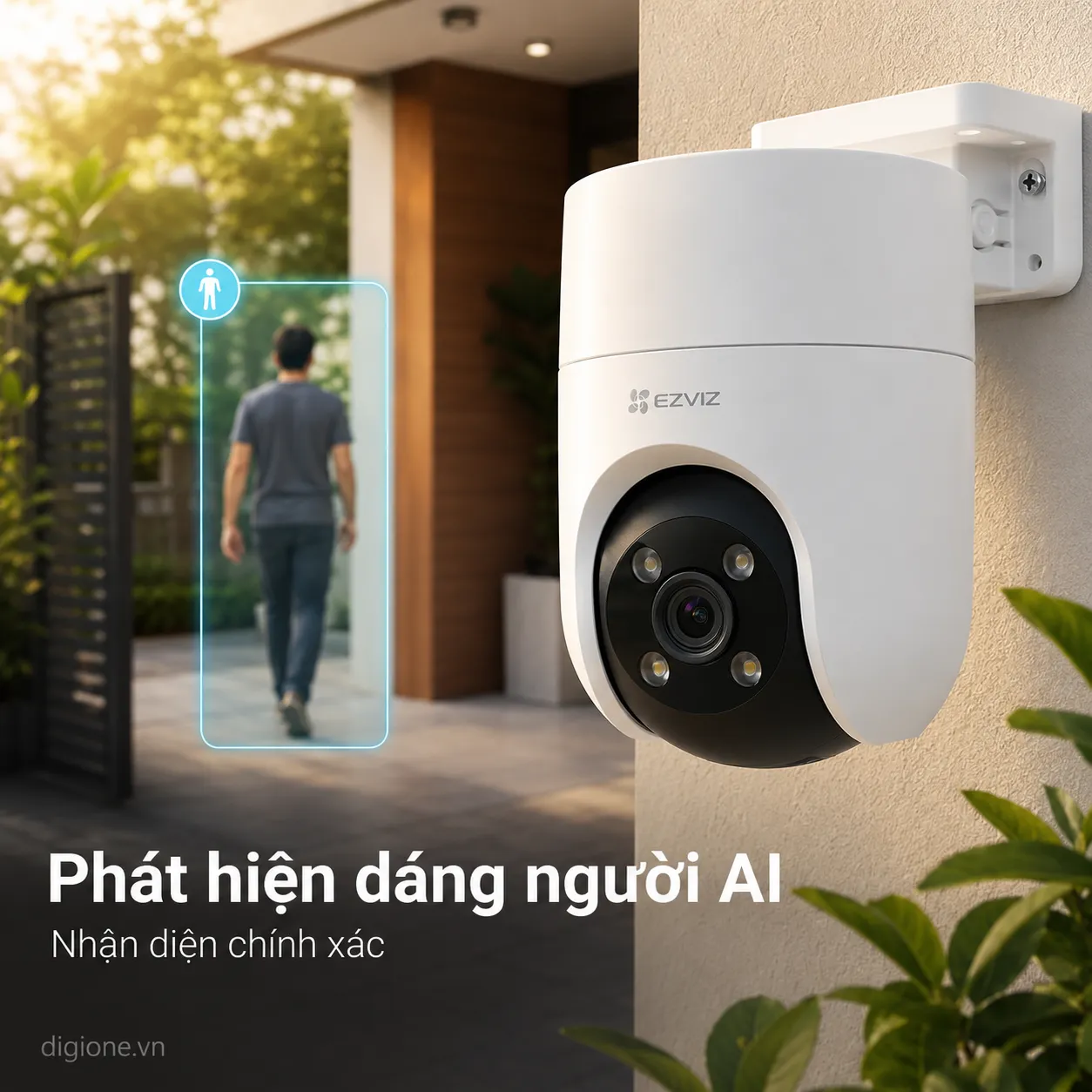 Camera EZVIZ H8c Pro 2K 3MP - xoay 360°, Có màu đêm