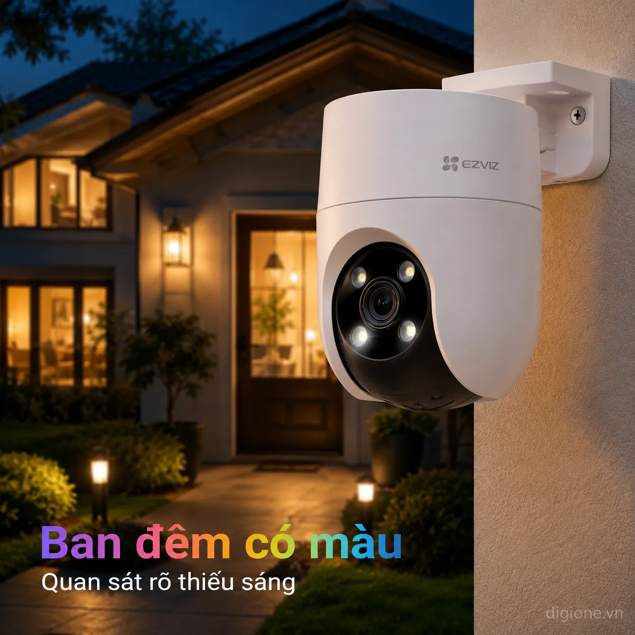 Camera EZVIZ H8c Pro 2K 3MP - xoay 360°, Có màu đêm