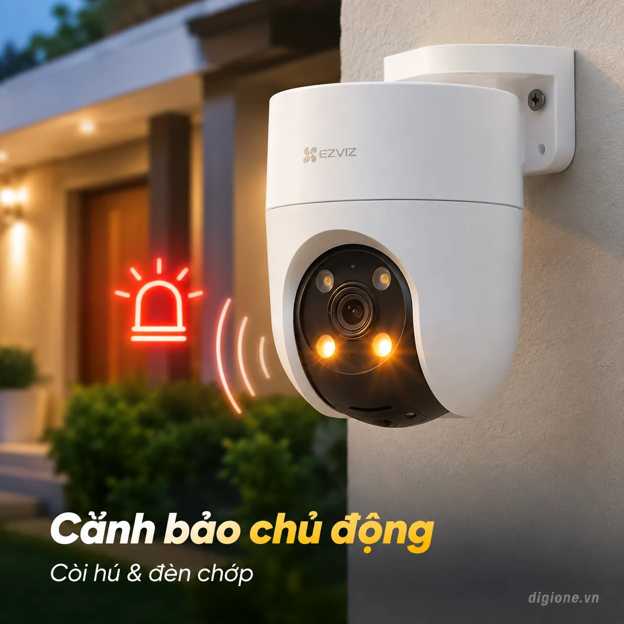 Camera EZVIZ H8c Pro 2K 3MP - xoay 360°, Có màu đêm