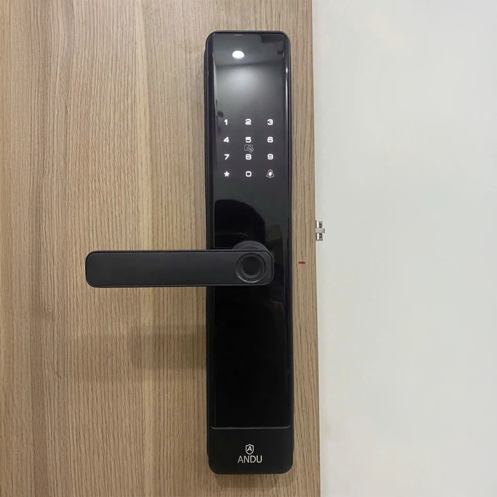 Khóa Cửa Điện Tử Andu A19 APP - Dùng Cho Cửa Gỗ