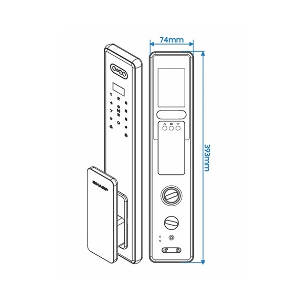 Khoá Cửa Điện Tử Sharp S6-B Pro