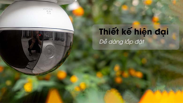 Ezviz C6TC 1080P hình cầu thon gọn, mẫu mã đẹp