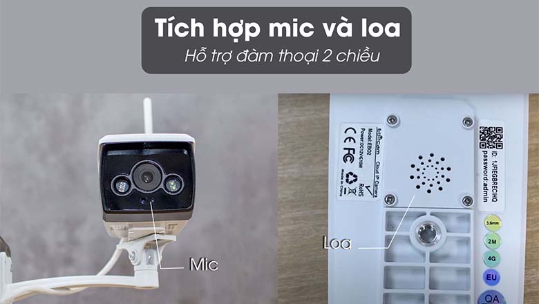 Âm thanh 2 chiều rõ ràng