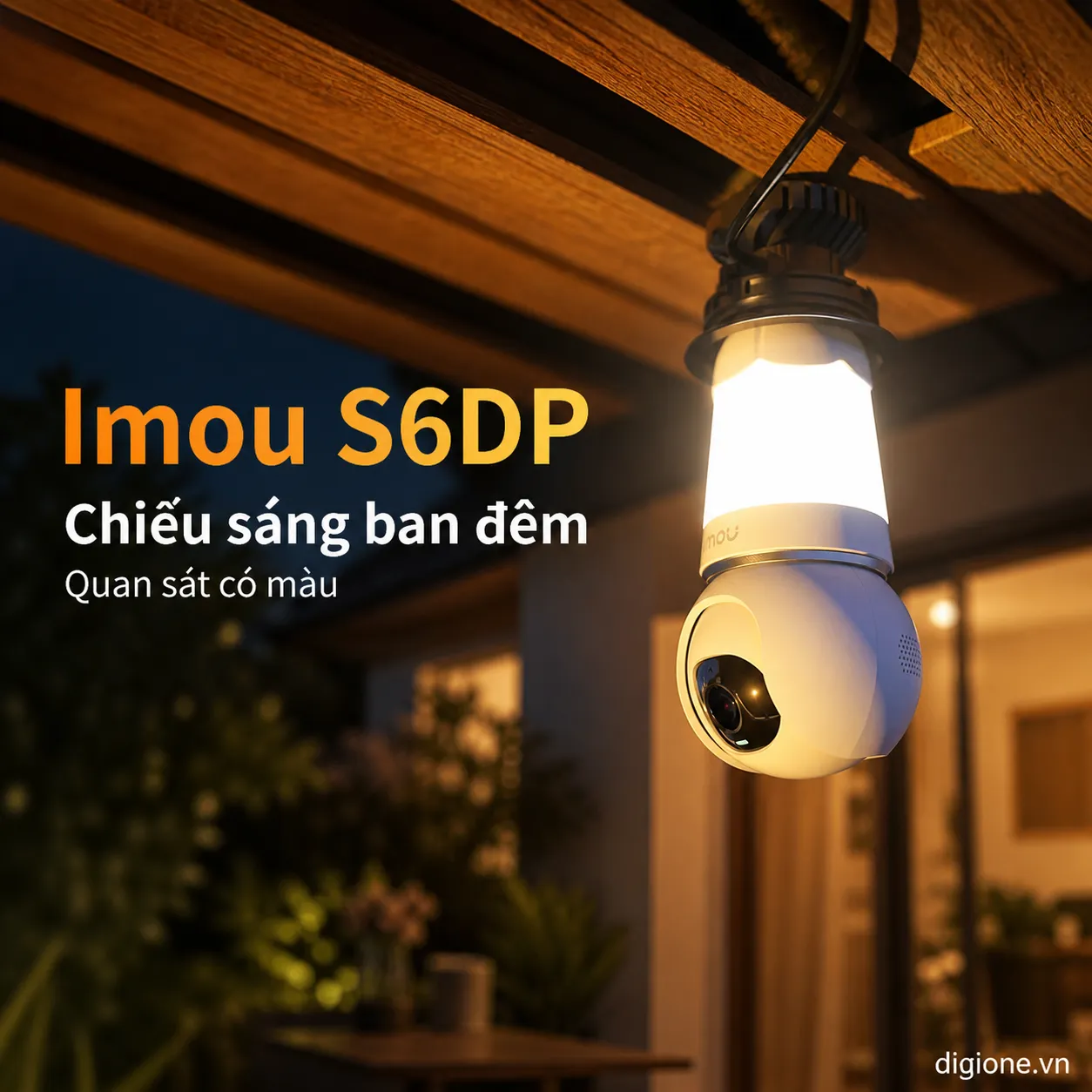 Camera IMOU IPC-S6DP 5MP 3K - Có màu đêm, Đàm thoại 2 chiều