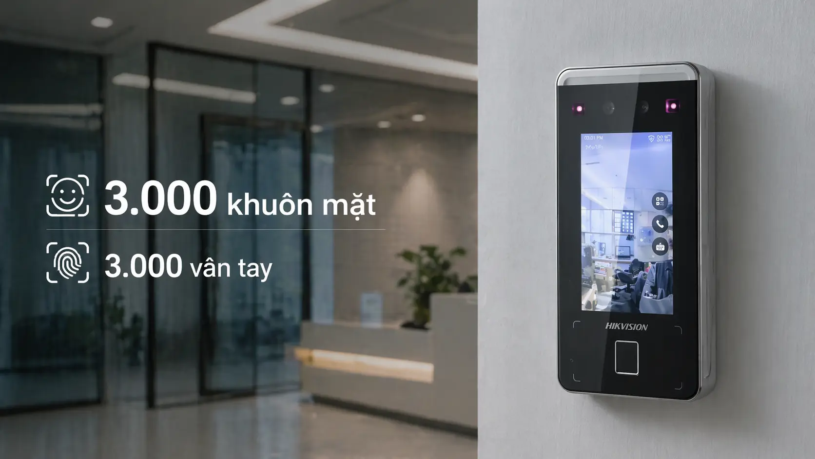 DS-K1T341CMFW nhận diện khu&ocirc;n mặt dưới 0.2 gi&acirc;y bằng Deep Learning