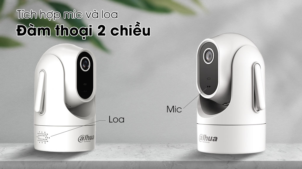 camera-dahua-dh-h2c đàm thoại