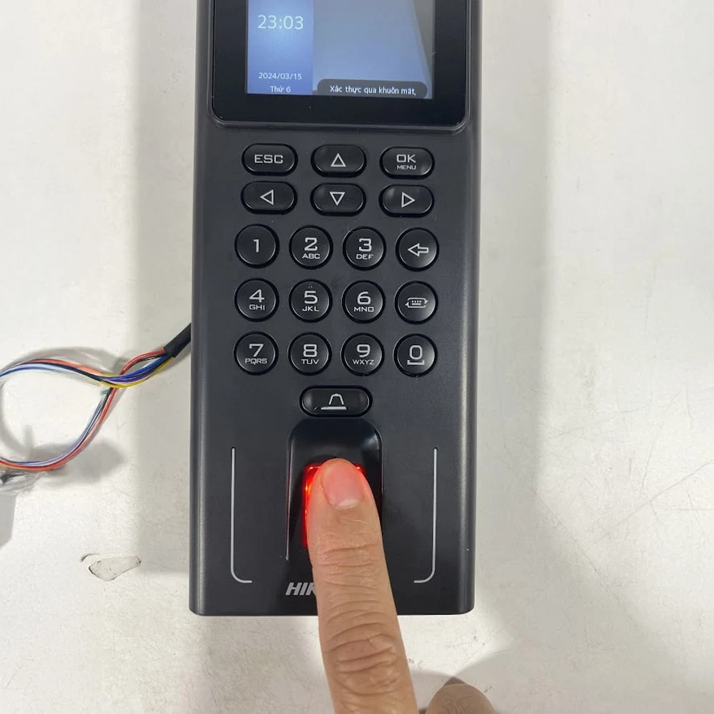 Máy Chấm Công Khuôn Mặt Hikvision SH-K1T9321MFWX - Kết Nối Wifi
